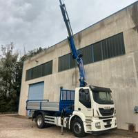 Iveco stralis 310 rib.le con gru pm 13523sp + jib