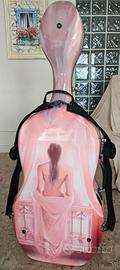 custodia in carbonio per  violoncello