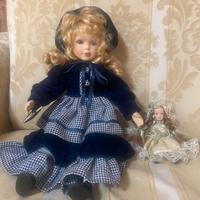 Coppia bambole in porcellana