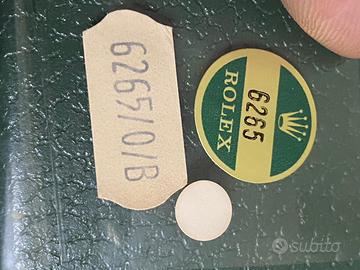 Sticker rolex per scatola Daytona Paul Newman 6265