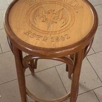 Sgabelli in legno Bacardi rum