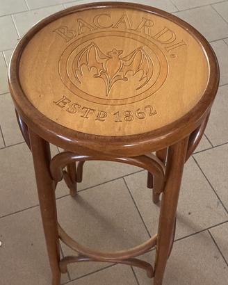 Sgabelli in legno Bacardi rum