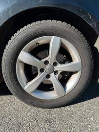 4 Ruote invernali + cerchione audi