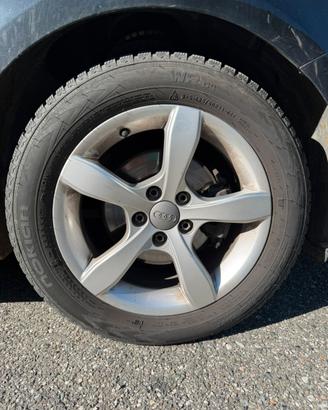 4 Ruote invernali + cerchione audi