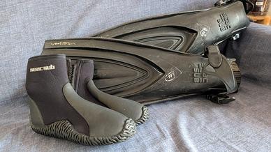 Pinne Seac Sub (M-L) + Calzari (M)