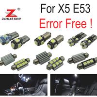 KIT 20 LAMPADE LED INTERNE BMW X5 E53 2000-2006