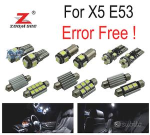 KIT 20 LAMPADE LED INTERNE BMW X5 E53 2000-2006