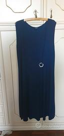 abito curvy estivo blu 
