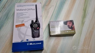 🎧 Midland G9 Plus + Auricolare Midland Action Lin