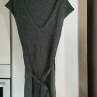 Abito invernale/ maxi maglia Xetra grigia donna S 