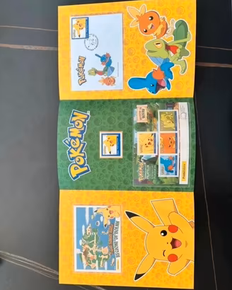 Folder filatelico Pokémon