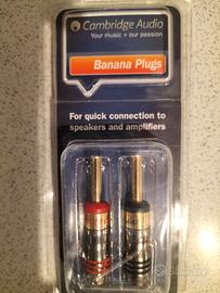 8 banane Cambridge gold HiFi per cavi casse