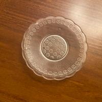 Set 10 Piattini porta pane in vetro decorato