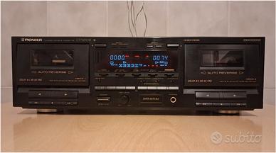 PIONEER DOPPIA PIASTRA A CASS. HX-PRO "CT-W701R"