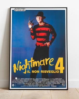 #112 - Poster Locandina Film "Nightmare 4"