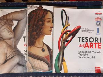I tesori dell’arte- 4 volumi storia dell’arte