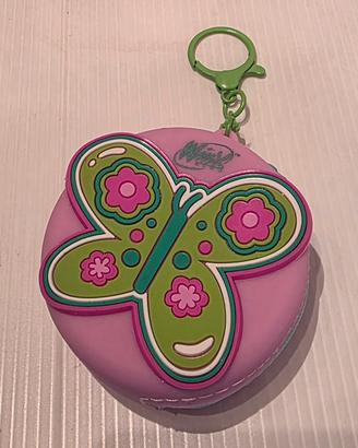 Mini bag Winx Club portachiavi farfalla Flora