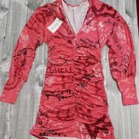 Vestito Denny Rose fucsia nuovo, taglia 42