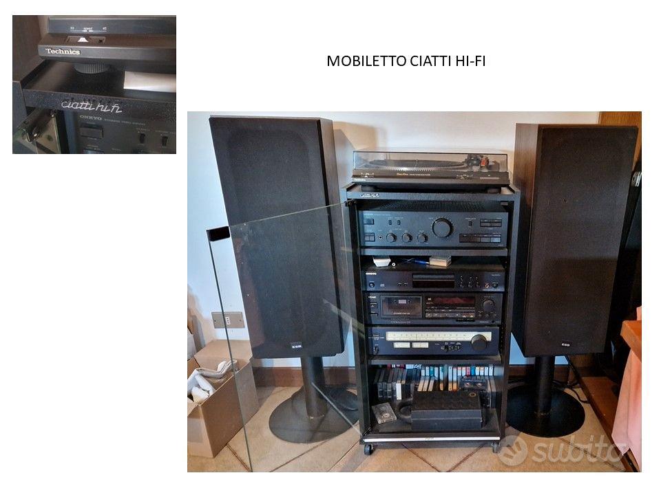 √ Mobiletto Mobile Hifi Originale Technics Occasione Usato - Codice 300226