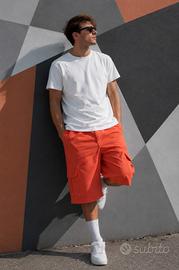 Bermuda cargo uomo arancioni - tg.50 ITA