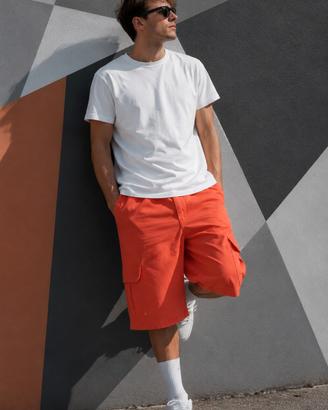 Bermuda cargo uomo arancioni - tg.50 ITA