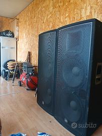 casse das originali doppio 15 e tromba 