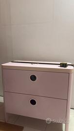 Cassettiera IKEA Busunge - Rosa Chiaro