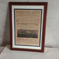 CAMPOBASSO LE CENTO CITTÀ D'ITALIA 1895 con cornic