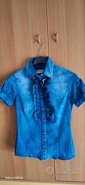 Camicia in Jeans a mezze maniche