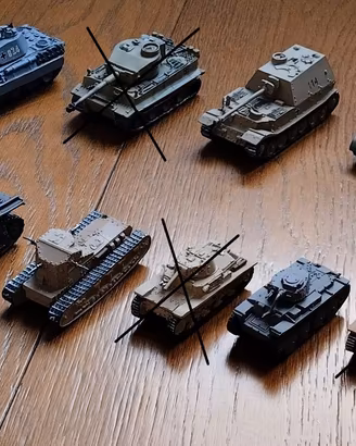Carro armato modello in metallo Scala 1:87