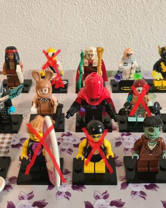 Lego Grande Lotto Minifigure Collezionabili