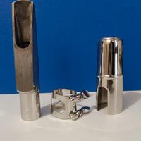 bocchino metallico argentato apertura 7 sax tenore