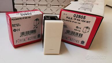 Bocchiotti Pepita Active B02805 - Pulsante BIANCO