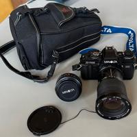 Minolta X-700 + 50mm Minolta + 28-105mm Vivitar