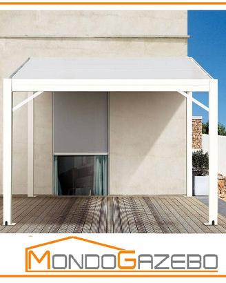 Pensilina BASIC 3x4 travi perimetrali in acciaio