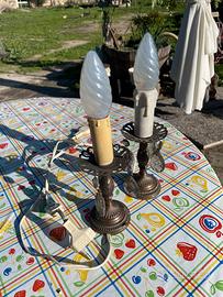 Coppia di abat jour antichi