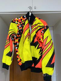 Giacca Vintage Windstopper Ciclismo Fluo Anni 90