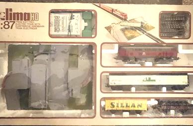 Trenino LIMA START SET, con ponte mobile. H0 1:87