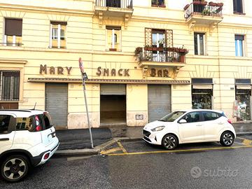 Mazzini - locale commerciale con canna fumaria