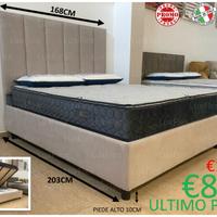 LETTO CONTENITORE MATRIMONIALE - TESTATA ALTA