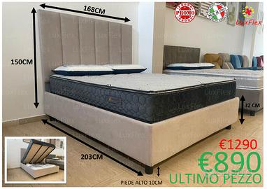 LETTO CONTENITORE MATRIMONIALE - TESTATA ALTA