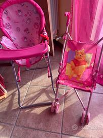Seggiolone e passeggino