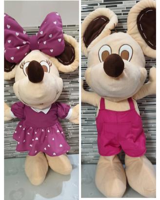 peluche Minnie e Topolino 