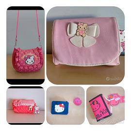 Lotto Borsette Portafoglio Hello Kitty 