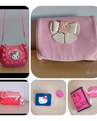 Lotto Borsette Portafoglio Hello Kitty 