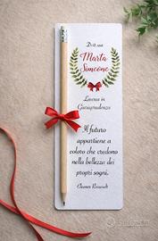 Segnaposto / segnalibro con matita
