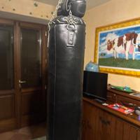 Sacco per allenamento box + guantoni