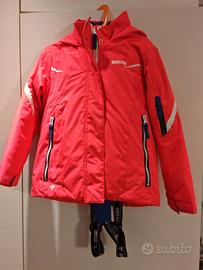 Completo da sci giacca e salopette bambina BRUGI