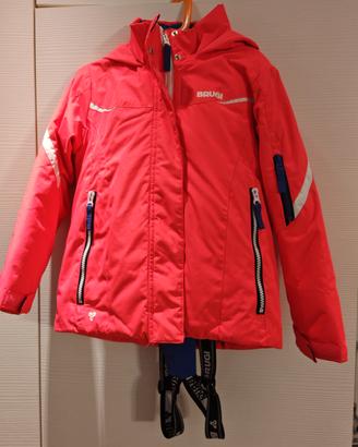 Completo da sci giacca e salopette bambina BRUGI