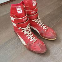 Puma - Racing high-top Shoes Vintage Red